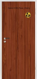 Bild von Tür Holz 42 dB mit Stahleckzarge Dekor 4109_Piave_Cherry Maß Wählbar